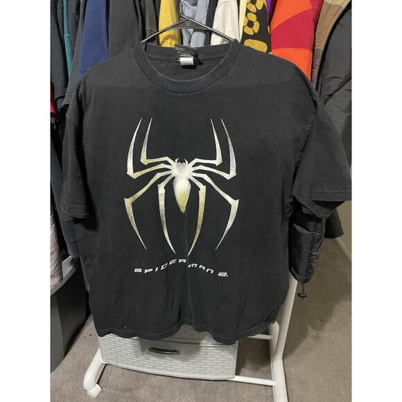 Size XL-VTG 2007 Spider-Man 3 Venom Movie Promo Y2K Men’s